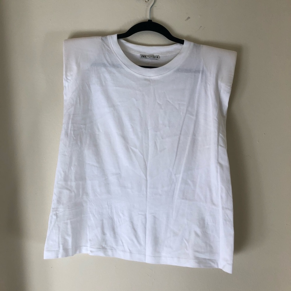 Zara shoulder pads tank